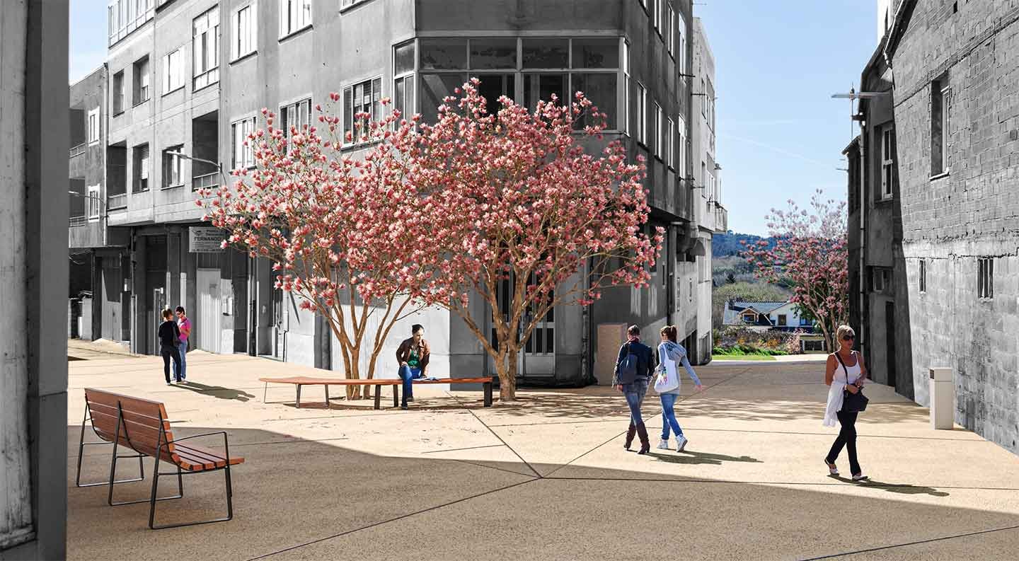 espacio publico en lugo